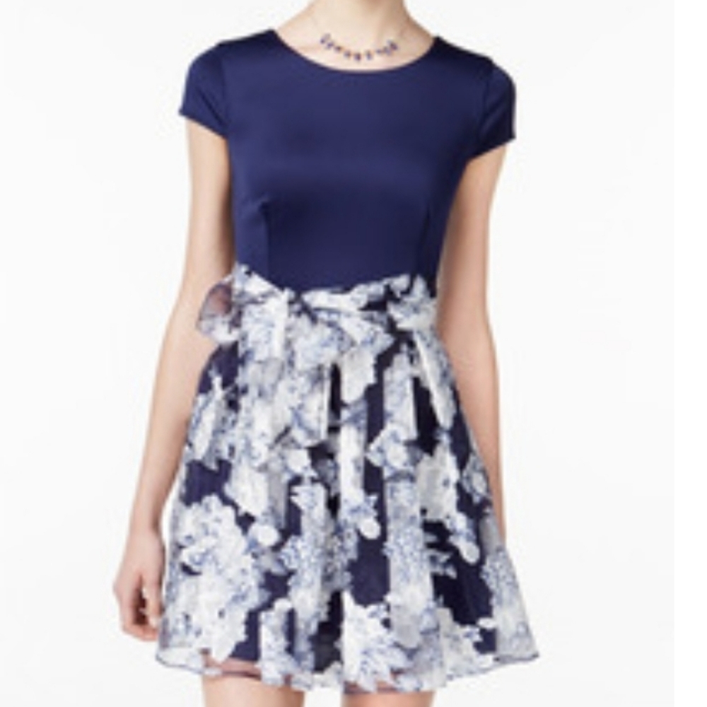 B. DARLIN fit and flare Junior Dress